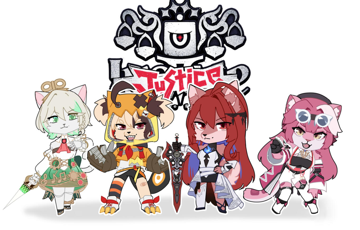 HoloJustice Stickers (detailed)